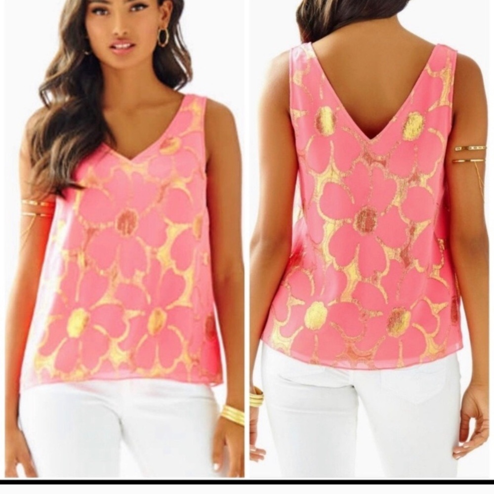 Lilly Pulitzer Cipriani V-Neck top